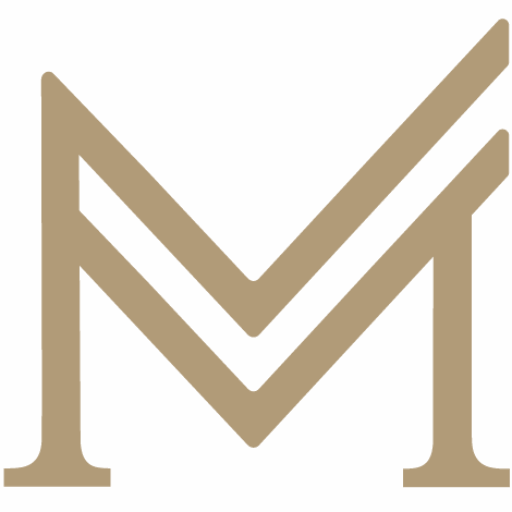 Melchers "M" logo in gold colour