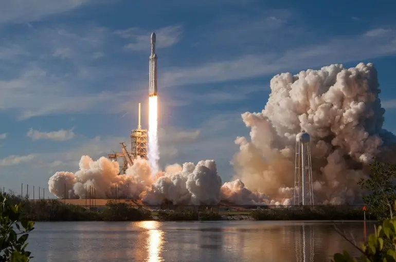 rocket launching to represent Aerospace industry