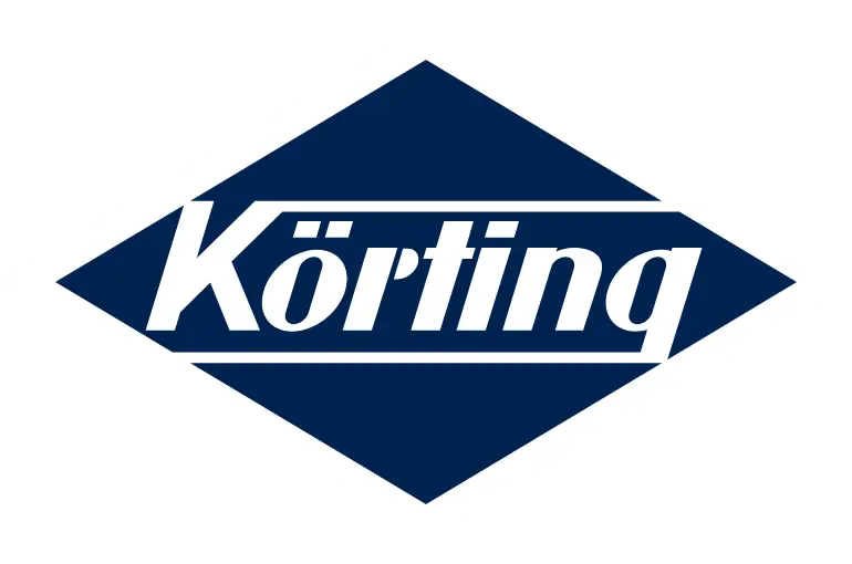 logo korting in blue and white