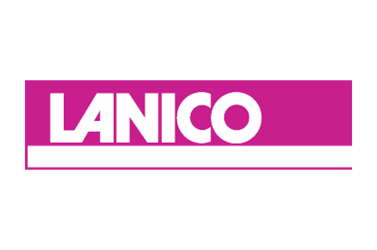 logo lanico in pink