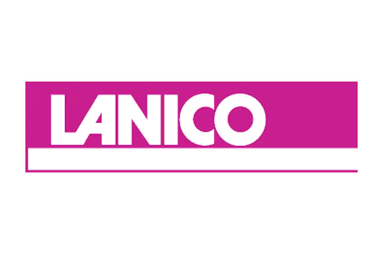logo lanico in pink