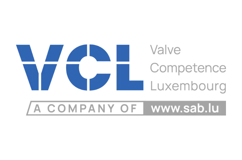 logo vcl in grey and blue