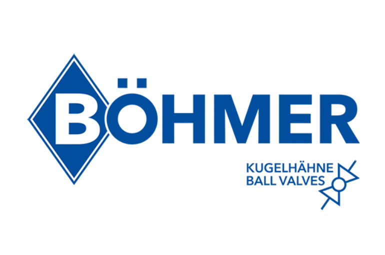 logo boehmer in blue