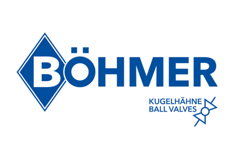 logo boehmer in blue