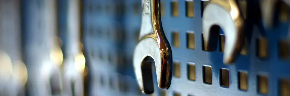 spanner tool head to represent maintenance & repairs