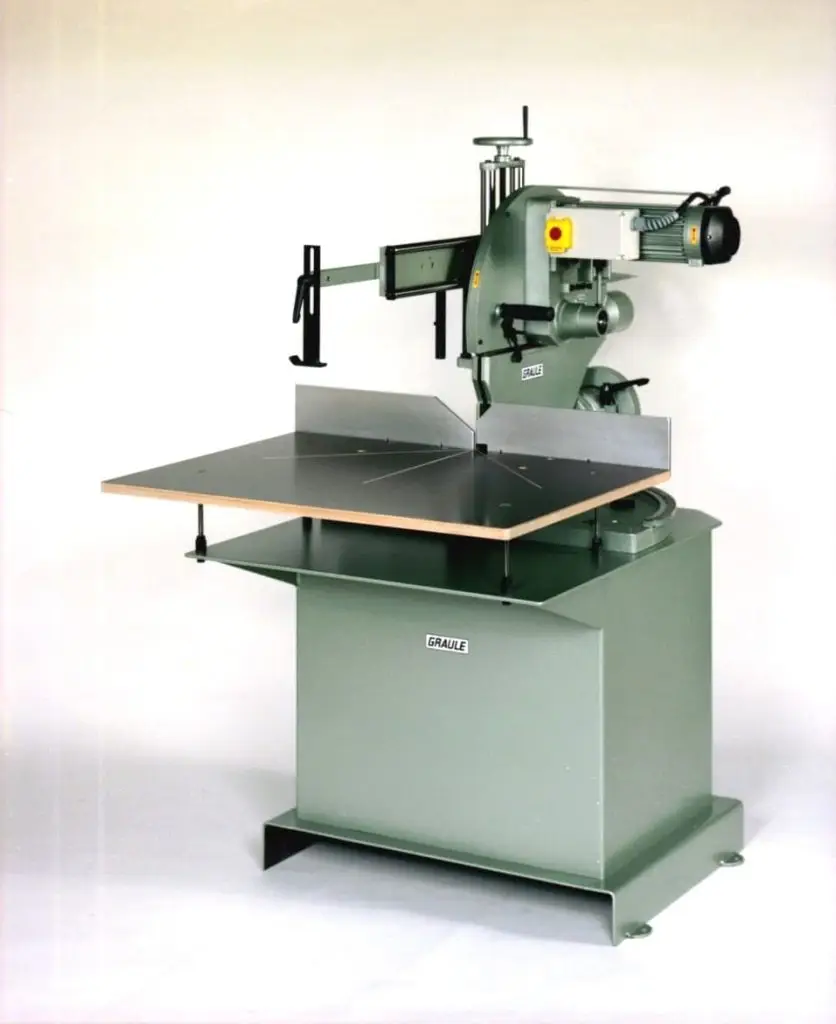 Graule's Radial Sawing, Notching, End-milling machine for windows & doors industry